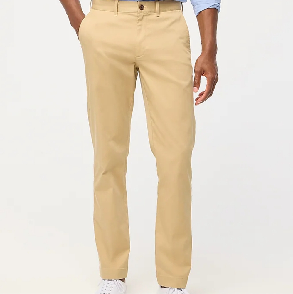 J Crew Straight fit flex chino pant